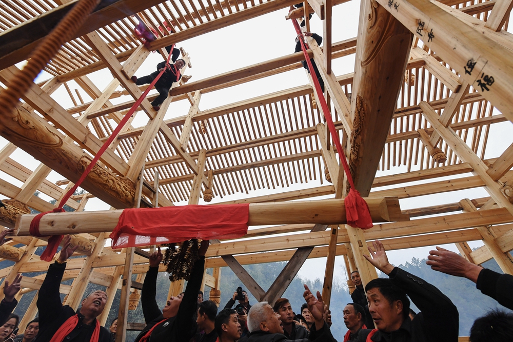 The craft technique of timber arch bridge building