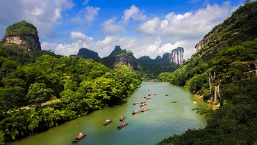 Scenery of Mount Wuyi, Fujian